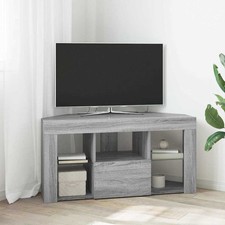 Mobile TV LED Angolare Grigio Sonoma 106 x 40 x 50 cm