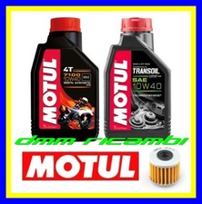 Kit Tagliando HONDA CRF 250 R X 12 + Filtro Olio MOTUL 7100 TRANSOIL 10W40 2012