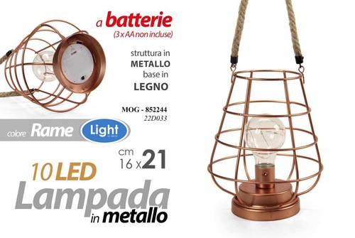 Lampada led lumetto abat - lampada,