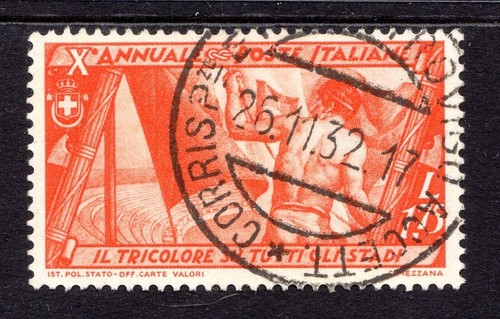 Italia scott 302 vf - #,