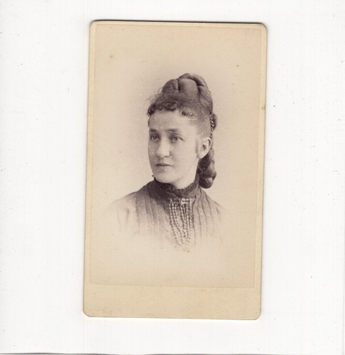Foto cdv ritratto donna - di,