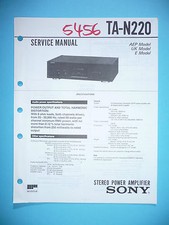 Manuale Di Servizio Per SONY