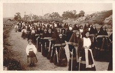 cn1181 cartolina fonni processione dei santi martiri nuoro bella! 1929