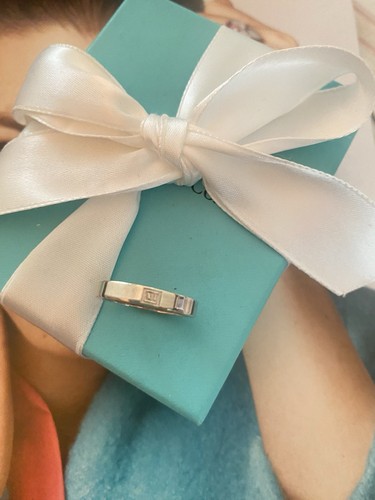 Anello tiffany co - co, argento