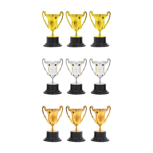 Mini trofei ornamenti - 3x,