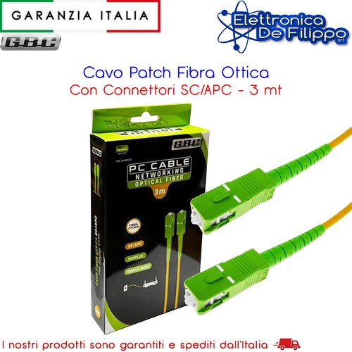 Cavo patch fibra ottica con - patch,
