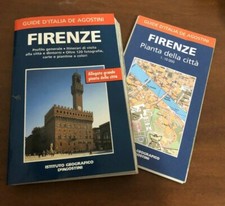Guida illustrata turistica in italiano Firenze + grande pianta della città 1995