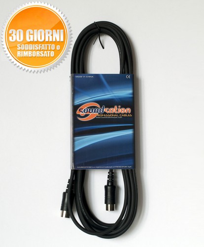 Cavo midi spinotto din - , poli