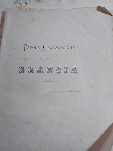 Napoli famiglia brancia tavole - brancia,