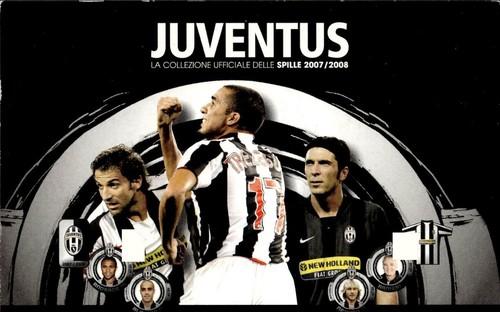 Cartolina calciatori juve - calciatori,