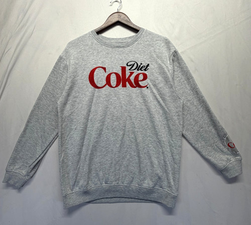 Felpa coca cola uomo grigio - felpa, l