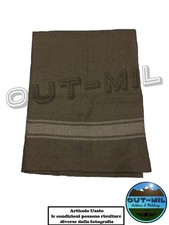 Coperta militare in lana kaki