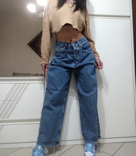 Pantaloni donna jeans - jeans, larghi
