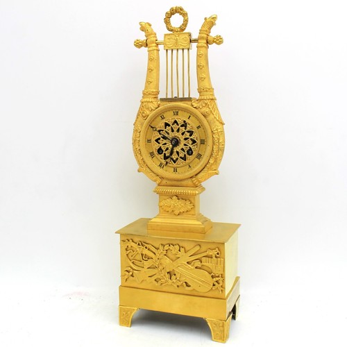 Orologio pendolo lira impero - orologio,