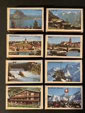8 Scatole Fiammiferi Svizzera 