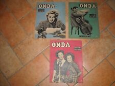 Rivista-ONDA-Panorama della Radio-n.1-3-4-5-1943-Editoriale Domus