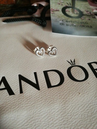 Orecchini pandora con cuore - orecchini,