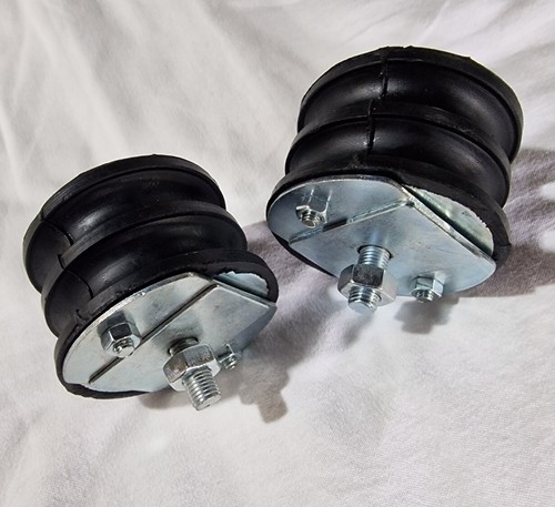 Coppia supporti motore - motore, fiat