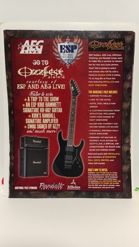Ozzfest 2008 esp kirk hammett - ozzfest,