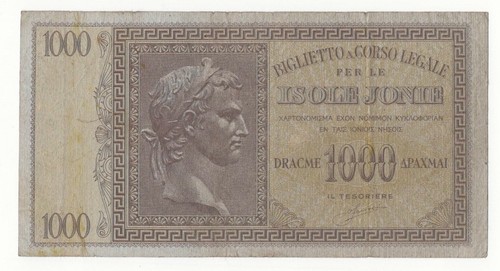 1000 dracme occupazione - ,