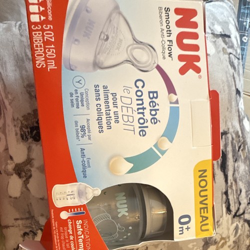 Nuk smooth flow bottle - set,
