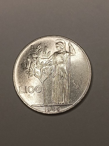 100 lire 1966 - 100,