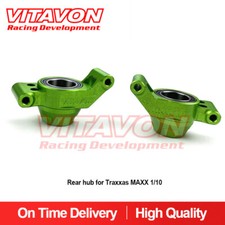 Mozzo posteriore Vitavon CNC alluminio 7075 riprogettazione per Traxxas MAXX 1/10 MXX2201 VERDE