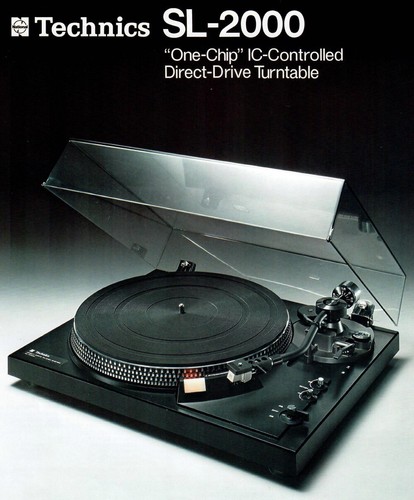 Technics 2000 shure m44e - technics,