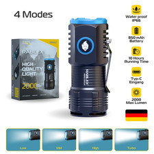 Torcia LED 2000 Lumen Super