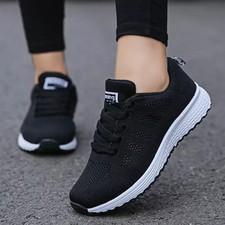 Scarpe da Donna Sneakers Sportive Comode Casual Moda Leggere Elastiche Basse