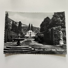 VALSANZIBIO PADOVA VILLA BARBARIGO SPEDITA 1958 CARTOLINA VINTAGE VIAGGIATA