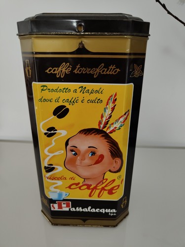 Scatola latta caffè - latta,