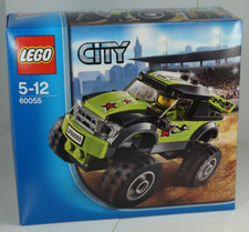 LEGO CITY MONSTER TRUCK Verde con Auto Autista 60055 Nuovo con scatola!