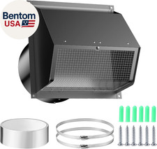 8 Inch Hooded Wall Vent with