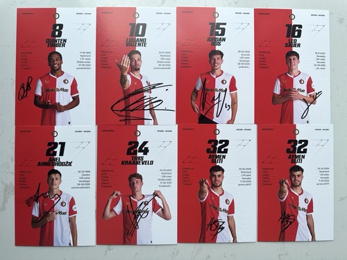 Carte autografe club - 8x,