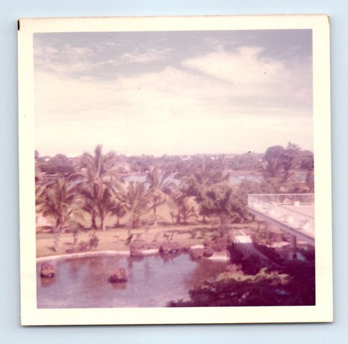 Vecchia foto vintage quadrata
