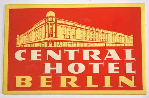 Berlin central hotel - central-hotel,, antica