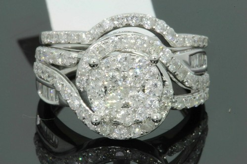 Set anello sposa zirconi - da,