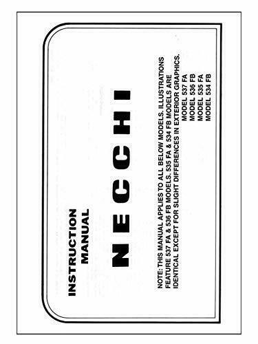 Necchi 537fa 536fb 535fa - necchi,