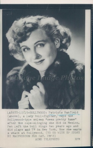 1951 patricia banfield lady - 1951,