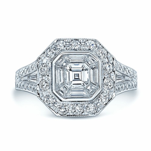 Anello illusion diamante - illusion,
