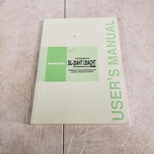 Shimadzu manuale utente per - shimadzu,