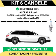 KIT 6 CANDELE per AUDI A6