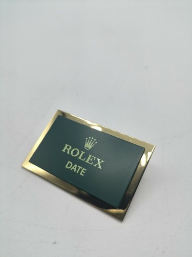 Rolex plate targa date - rolex,