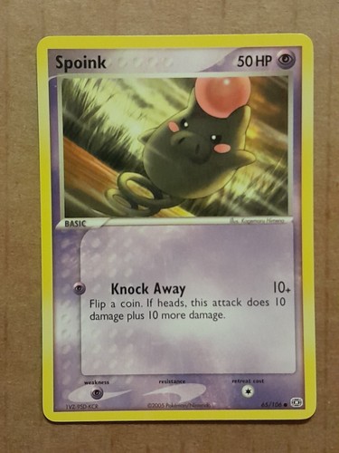 Pokemon spoink 106 ex - pokemon,