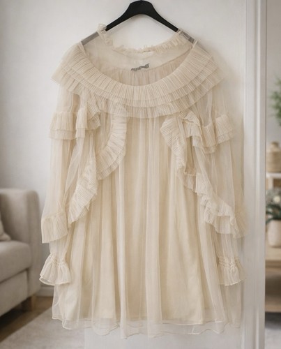 Abito oversize zara - oversize, vaniglia
