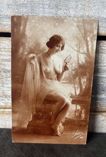 Art nouveau nude - french, model