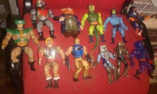 Lotto 11 Personaggi Masters Vintage Mattel MOTU Vintage Originali Rari Anni 80