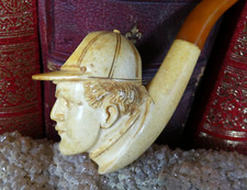 Carved sea foam cigarette - carved,