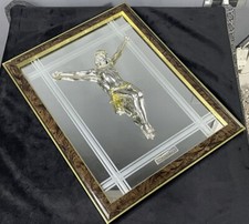 Quadro a specchio "Creazioni Artistiche" Crocifissione Gesù Cristo fatto a mano